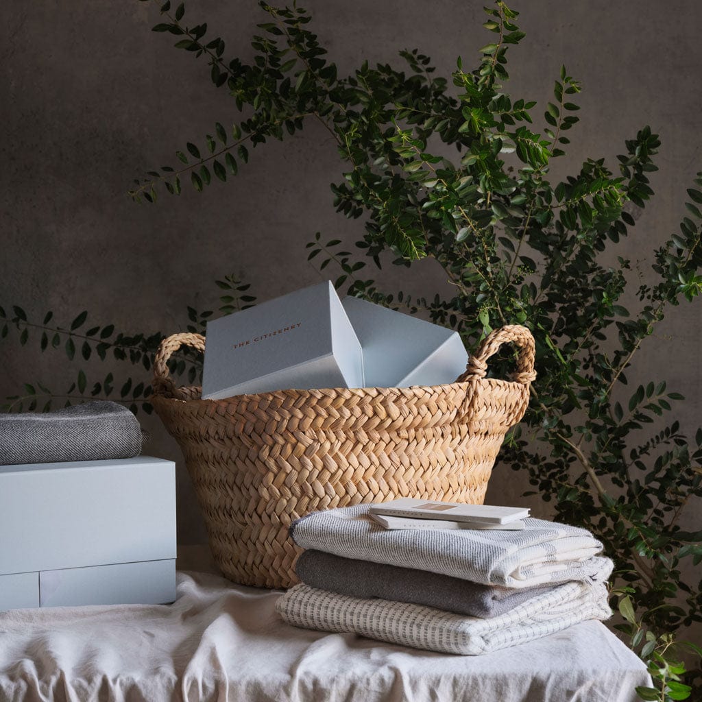 Totora Floor Basket