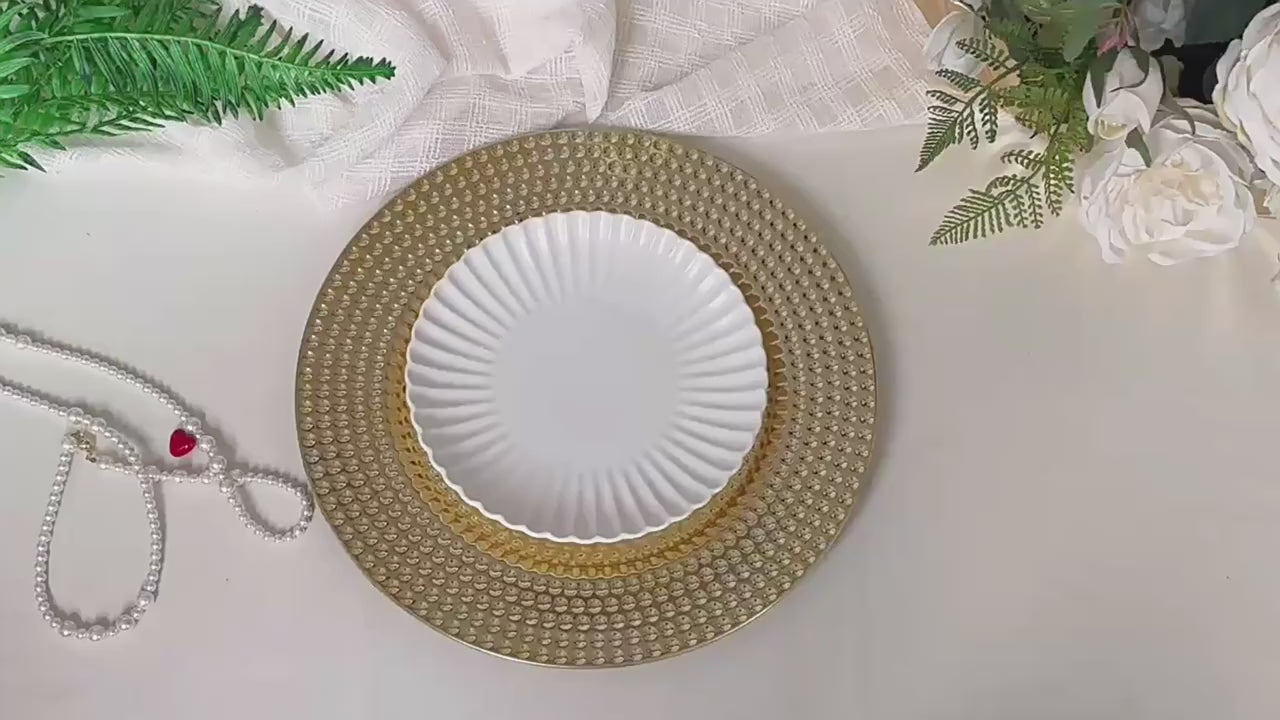 Classic Bead Round Plate