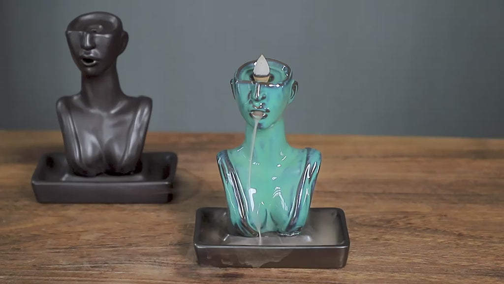 Elegant Ceramic Backflow Incense Burner